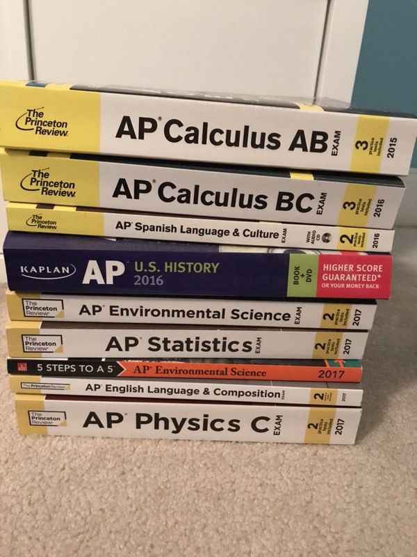 AP exam prep books