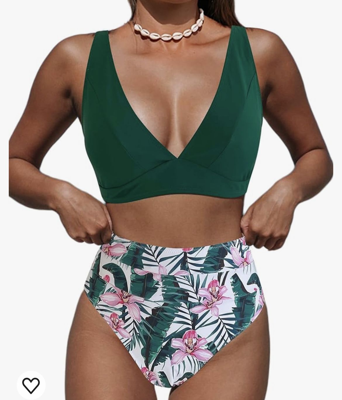 Hilinker Women Leopard Bikini Bottom Swimsuit