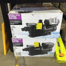 Variable Speed In-ground Pool Pump 1-1/2 Horsepower 