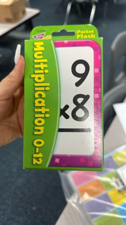 Brand New Multiplication Cards