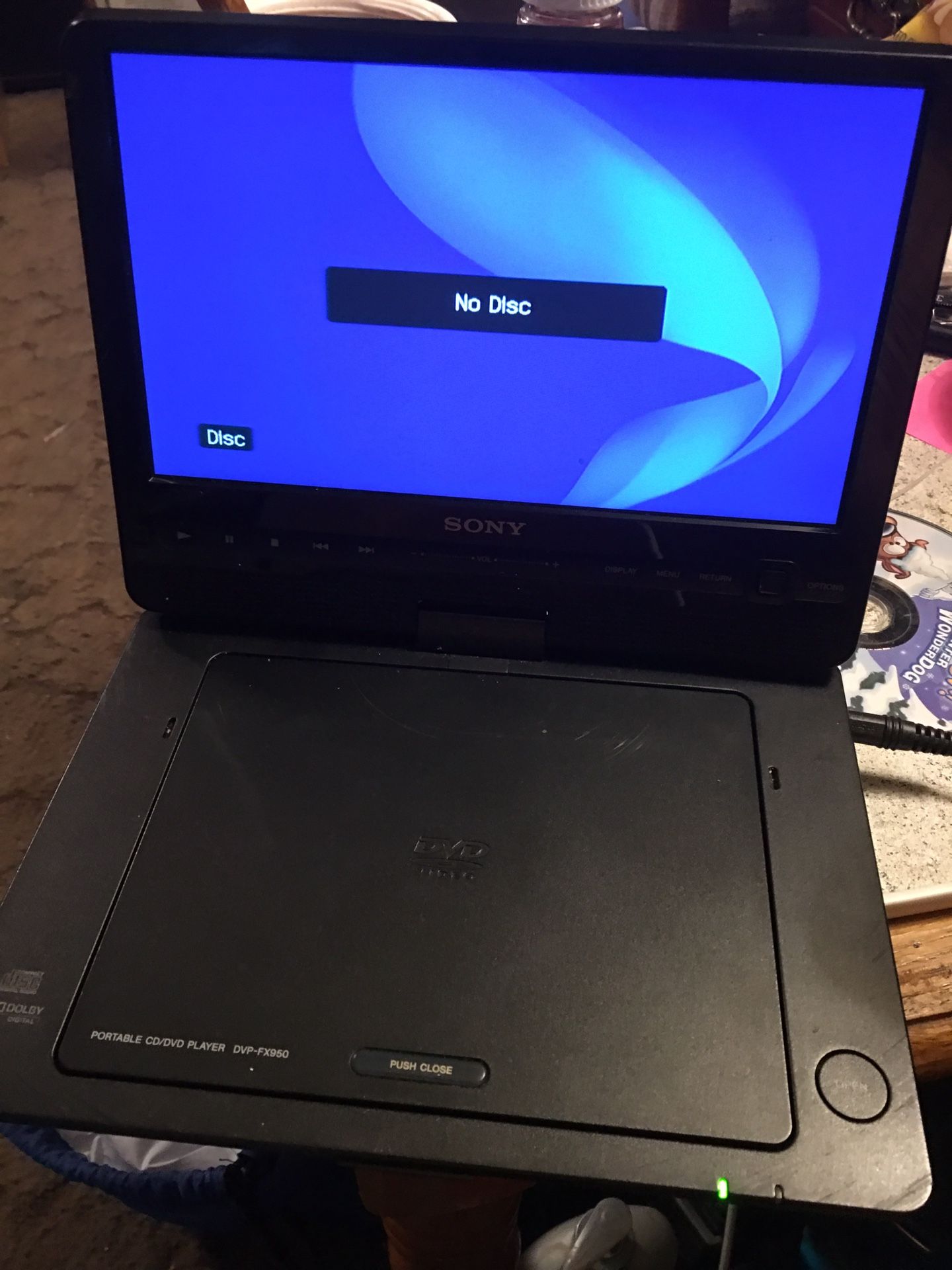 huge portable dvd player