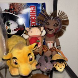 DISNEY LION KING PLUSH SET
