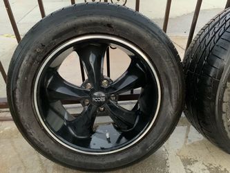 18” FOOSE Rims on four brand new tires 245/55ZR18 103W