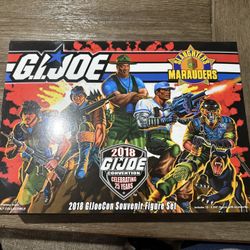 GI JOE 2018 Convention Club Set JoeCon SLAUGHTER'S MARAUDERS Action Figures 