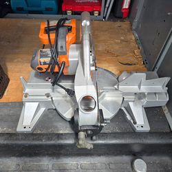 Rigid 15 amp 10" Dual level Miter Saw with LED cut line