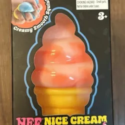 Nee Doh Nice Cream Cone Orange