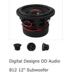 Digital Designs DD Audio 812 12” Subwoofer