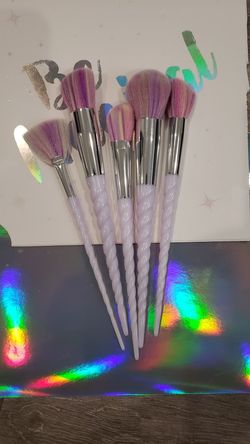 5 Pcs Unicorn makeup brushes