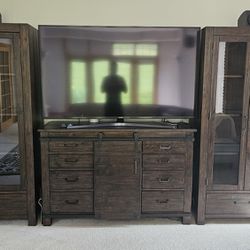 TV Console & Shelves