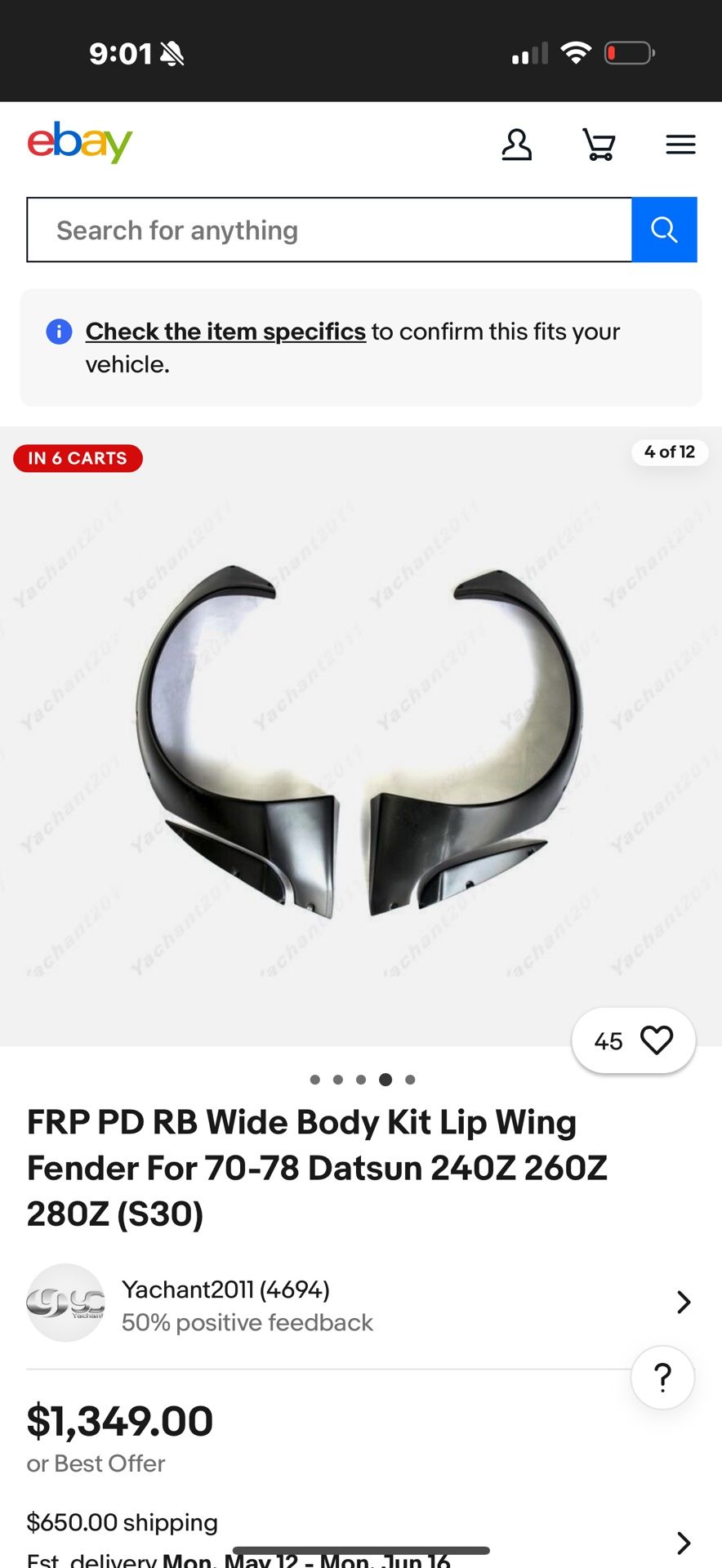 Datsun 240 Body Panels