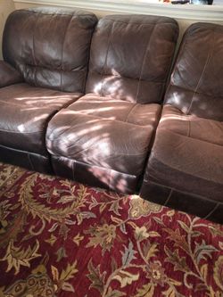 Free recliner sofa