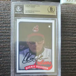 Charlie Sheen Auto Card