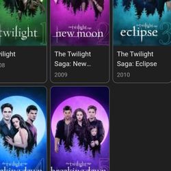 Twilight Saga 1-5 10$ Tickets 