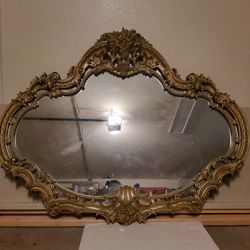Amazing Huge Vintage Ornate Antique Looking Mirror