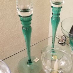 Crystal Candle Holder Each $7.50 Pair $15.00