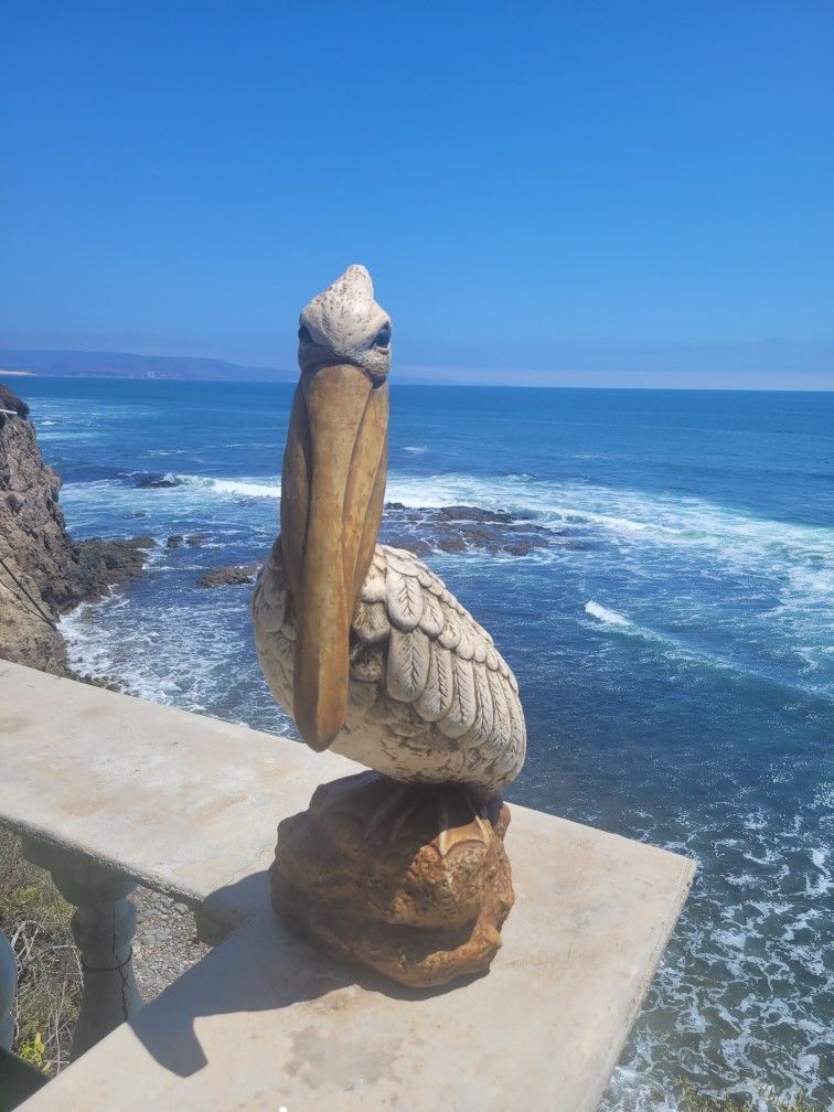 Concrete Pelican Statue