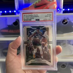 2019-20 PRIZM SILVER Giannis Antetokounmpo #152 MILWAUKEE BUCKS ✅