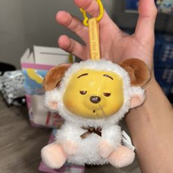 AUTHENTIC MINISO Disney Winnie The Pooh Vinyl Plush Pendant Sheep Mouton