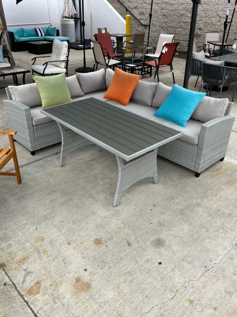 Outdoor Dining Table Patio Furniture Set