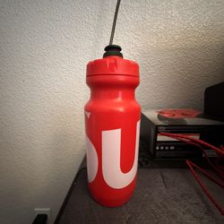 Supreme Specialized water bottle Red white logo SS15