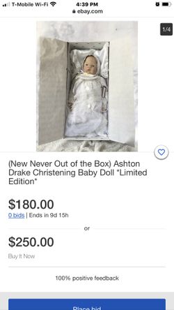 New in the box Ashton and drake porcelain doll