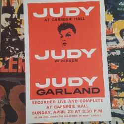 Judy Garland Live At Carnegie