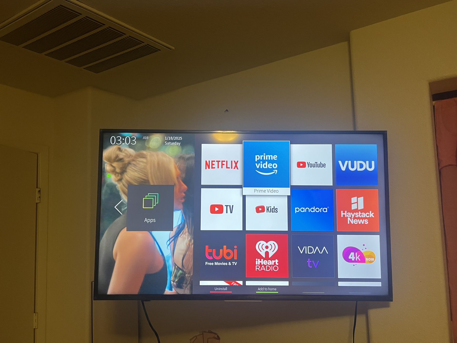 Sharp 50in tv
