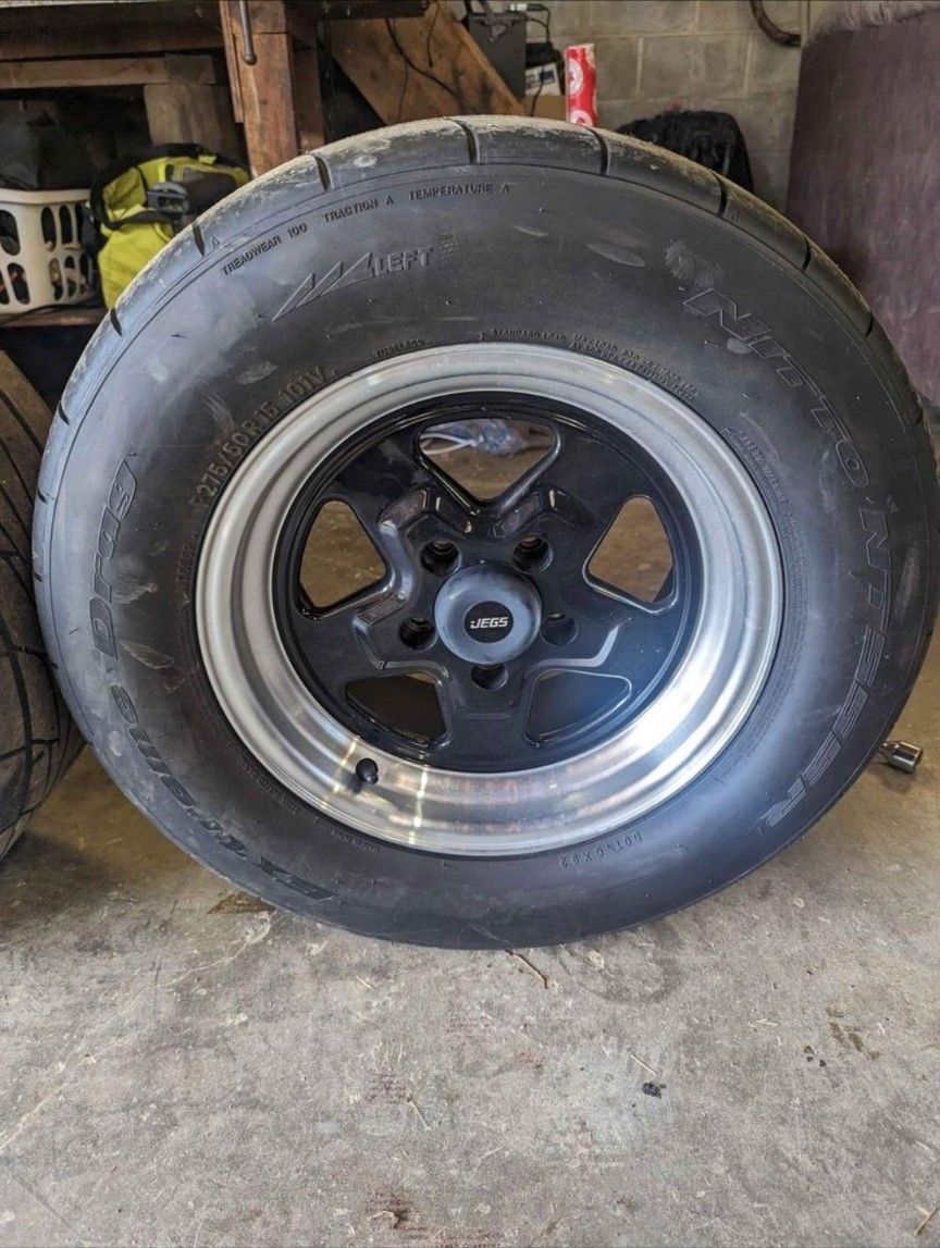 2 Jegs With Nitto Extreme Drag Tires