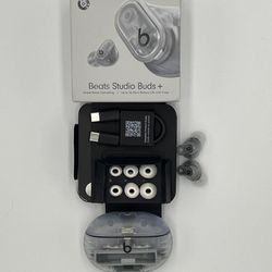 Beats by Dr. Dre Studio Buds+ Noise-Canceling Wireless Earbuds - Transparent