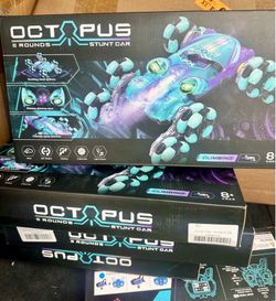 Octopus 8-Wheel RC Stunt Car Toy