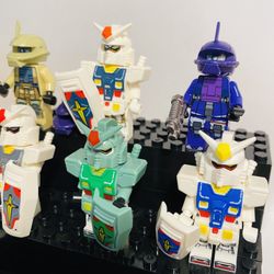 Gundam Wing Minifigures lot| New Custom Lego Compatible Set