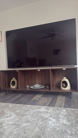 70 Inch TV Stand Dark Brown