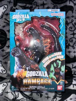 Bandai Godzilla Rampage Series - Burning Godzilla Glow In The Dark 6 inch Action