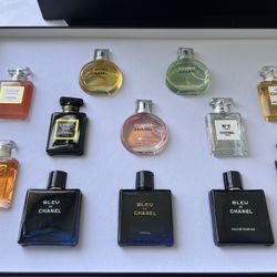 Mother’s Day Best Gift, CHANEL 12 Bottles Perfume Gift Set, Brand New With Box And Bad, Pick Up Available At Atlanta 30318