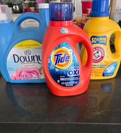 Free laundry detergent and fabric softener