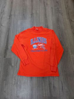 Vintage 2002 Illinois Fighting Illini Sugar Bowl Long Sleeve Mens Large