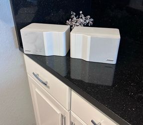 Bose Double Cube Speakers Pair White