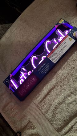 Let’s go girls LED neon light