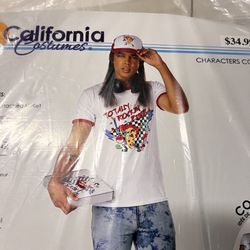 NEW 80s Pizza Delivery Guy Halloween Costume-Large/XL