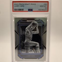 Larry Bird 2023 Prizm Draft Picks PSA 10 GEM MINT