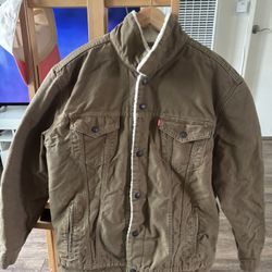 CANVAS TYPE III SHERPA TRUCKER JACKET