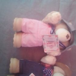 Set Of Four Wendy's Teddy Bears