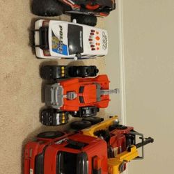 Monter Trucks, Batman Vehicles And Toy Trucks,police Cars