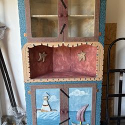Artistic Corner Cabinet