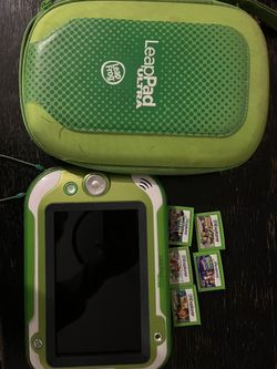 Leadpad: Leap Frog Pad, Case And 5 Games