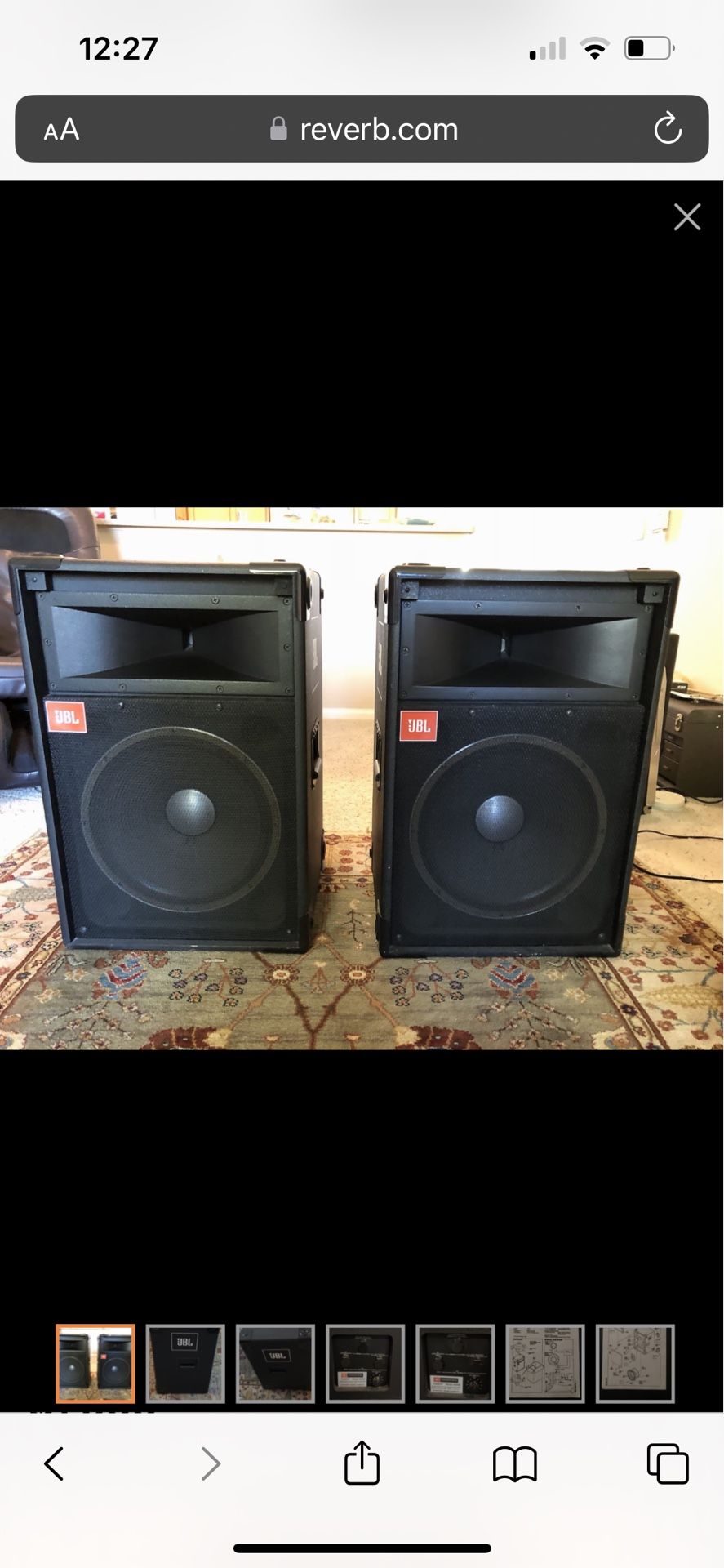 JBL 15” Speakers