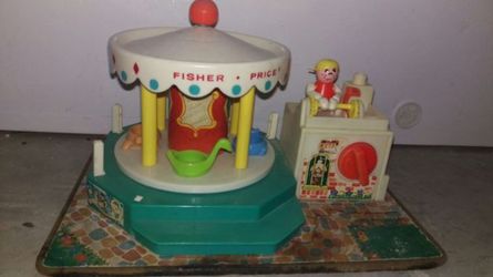 Vintage Fisher-Price carousel