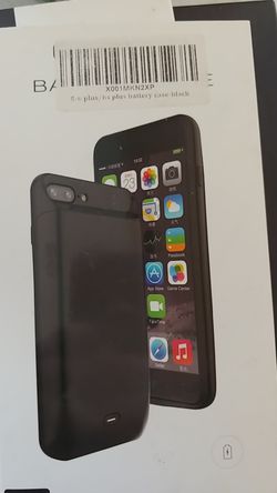 New Iphone 6 plus battery case black