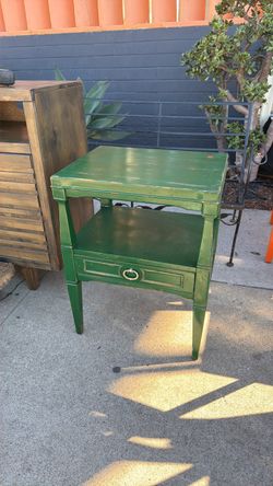 Solid wood nightstand