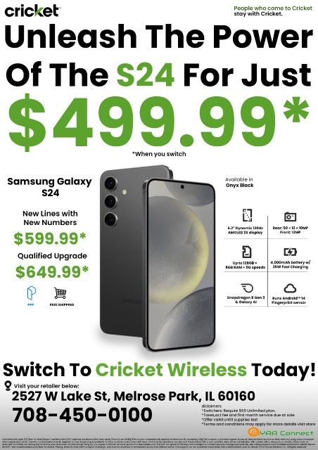 COME SWITCH TO CRICKET!